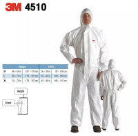 3M 4510 COVERALL TYPE 5/6 ชุดป้องกันการติดเชื้อและสารเคมี SKU 070480564