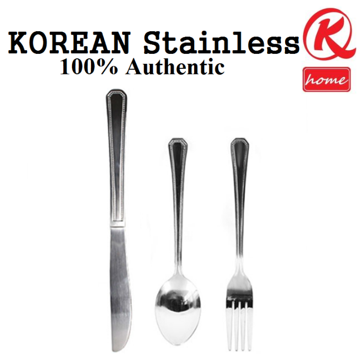 KOREAN STAINLESS Flatware 3 Piece Set Lazada PH