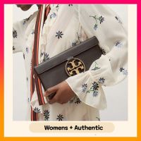 Tory Burch Miller โลโก้โลหะผู้หญิงถือ