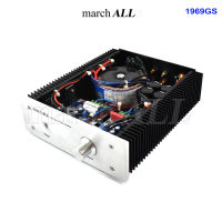 Marchall แอมป์ 1969 คลาส A หน้าอลูมิเนียม คลาสิค สวยงามมาก เสียบไฟบ้าน ฟังได้เลย Class A Power Amplifier เครื่องขยายเสียงทรานซิสเตอร์ คุณภาพเสียง ความหวานฉ่ำ กลมกล่อม สเตอร์ริโอ 25W RMS แท้ ๆ เหมือน แอมป์หลอด ค่าความเพี้ยน THD ดีมาก 0.001% High-End Audio