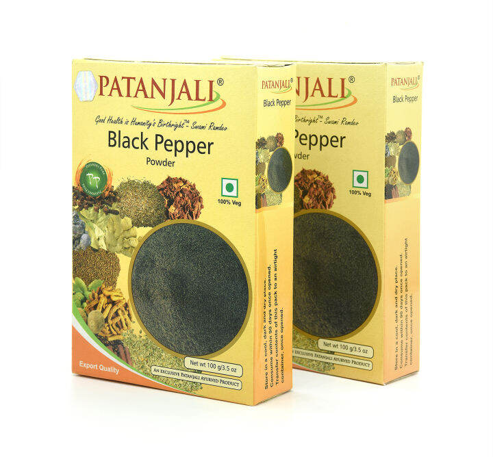 PATANJALI BLACK PEPPER POWDER 100G Lazada
