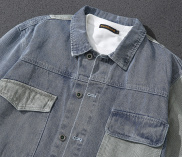 Áo khoác bò nam áo khoác jean cao cấp dày dặn cực chất dễ phối đồ N51