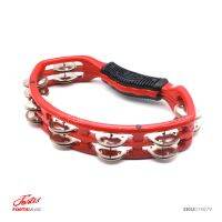 Fortis Tambourine แทมบูรีน เสริมขอบยาง รุ่น ARTIST MK-011 RED สีแดง