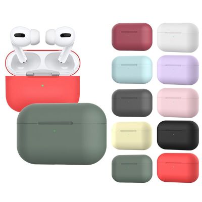 For AirPods Pro 1 Case Liquid Silicone Cover For AirPods Pro 1 Case Soft Earphones Protetcive Funda for airpods pro 1 cover 2019 Wireless Earbud Cases