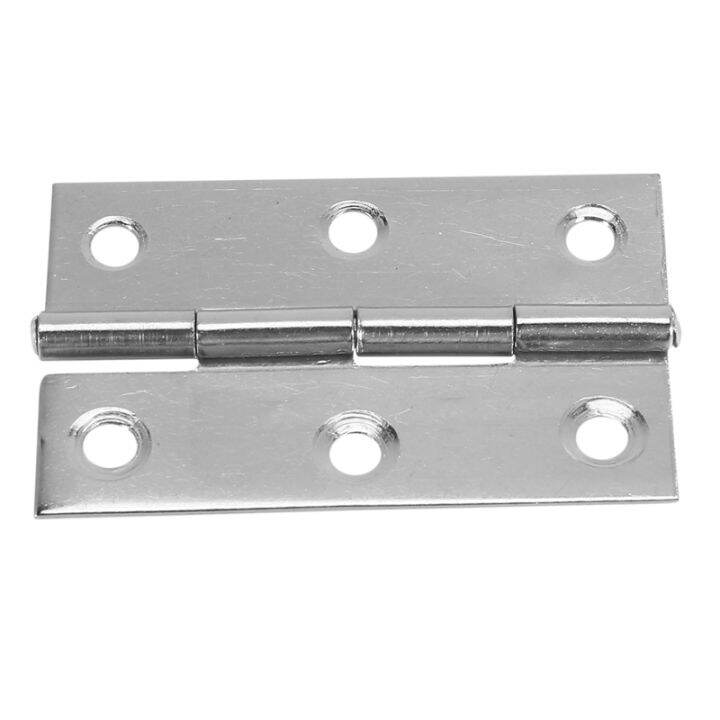 2-5-inches-long-6-mounting-holes-stainless-steel-butt-hinges-40-pcs