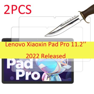 《Bottles electron》ฟิล์มแก้ว2ชิ้นสำหรับ Lenovo Xiaoxin Pro 2022 11.2แท็บเล็ตกระจกเทมเปอร์ปกป้องหน้าจอฟิล์มป้องกัน
