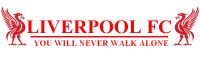 สติ๊กเกอร์ ลิเวอร์พูล (Liverpool) ขนาดก้าง 20 ซ.ม. ยาว 100 ซ.ม. กันน้ำ ทนแดด ติดผนัง ติดกระจก ตกแต่งร้าน แต่งรถ