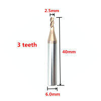 คาร์ไบด์2.5มม. End Mill Cutter สำหรับ Condor XC Mini Plus, Condor Dolphin, Miracle A7, Miracle A9, SEC-E9, Triton