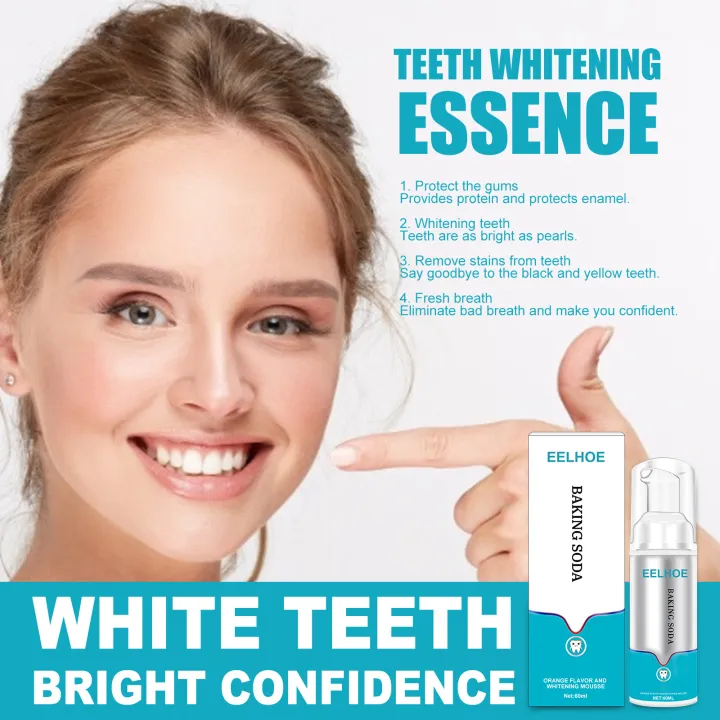 Eelhoe Foam Toothpaste Press Type Clean White Teeth Cleansing Mousse ...