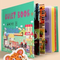Baby Quiet Book Montessori Busy Book Kids Toddler Enlightenment Develop Learning Skills Children Educational Game Montessori Toy Flash Cards Flash Car