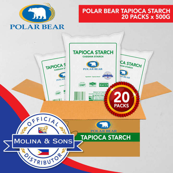 Polar Bear Tapioca Starch 500g Sulit Box 20 Packs Lazada Ph