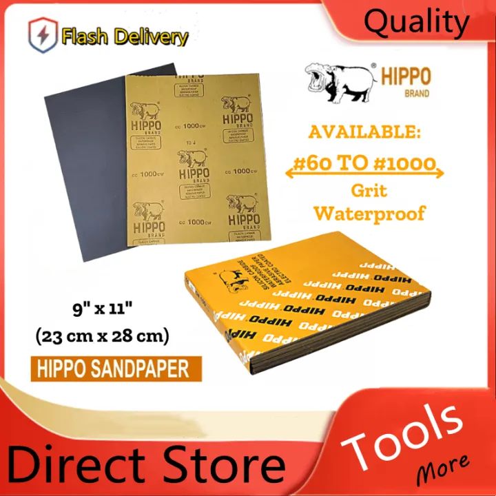 HIPPO SANDPAPER GRIT / SANDING PAPER / SAND PAPER / WATERPROOF