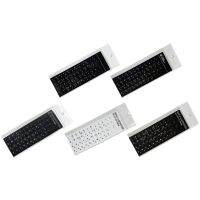 【LZ】♝▨✘  Etiqueta do teclado do computador inglês árabe russo hebraico língua teclado decalques capa de teclado pvc filme para computadores portáteis