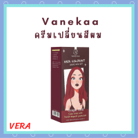 Vanekaa Hair Colorant สี Grape Red ครีมเปลี่ยนสีผม วานิก้า แฮร์ คัลเลอร์แรนท์ ปริมาณ 100 ml. / 1กล่อง