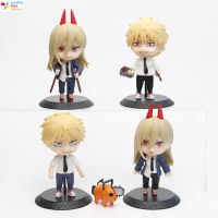 LT【ready stock】ของเล่นเด็กๆ4 Pcs Chainsaw Man Action Figure Anime Character Model Doll Toys Car Decoration Ornament1【cod】