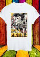 เยื่อกระดาษนิยาย Mia Wallace Jules Winnfield Vincent ผู้ชาย Unisex TShirt 2756