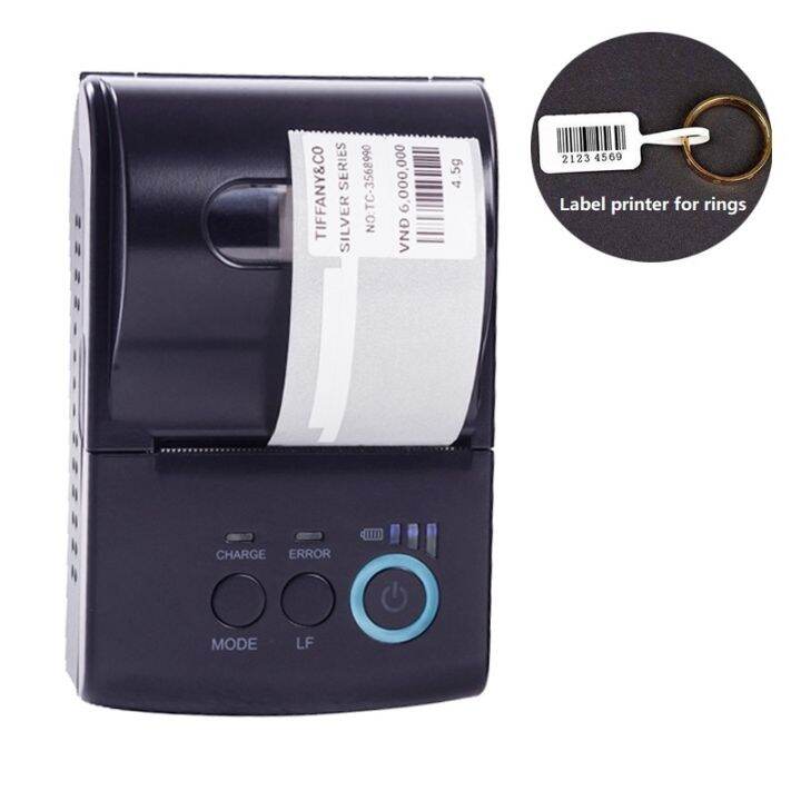  excellent 2 inch jewelry price tag printer portable barcode label