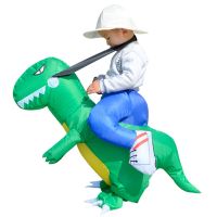 New Dinosaur Inflatable Costume For Boy Girls Unicorn Halloween Cosplay Dress Christmas Party Costumes Fancy Suits For Kids