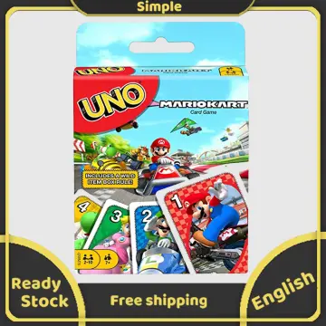 Mattel Games UNO Super Mario Card Game Animated Character Themed Collector  Deck 112 Cards with Character Images, For Kids Ages 7 Years Old & Up