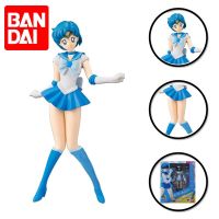 【CW】Bandai 18cm Anime Sailor Moon Anime Figure Cartoon Static Doll Mercury Moon Mars Jupiter Venus PVC Toys for Children Model