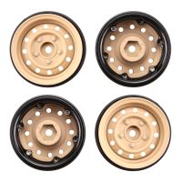 4Pcs Metal 1.9Inch Beadlock Wheel Rim Hub for 1/10 Rc Crawler Car Axial Scx10 90046 Traxxas Trx4 Rc4Wd D90 D110 Tf2 12 small holes