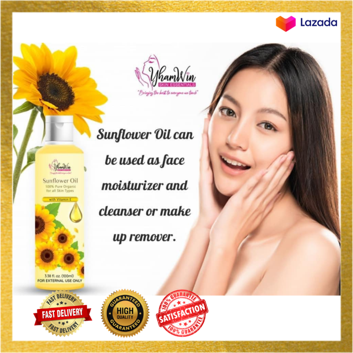Sunflower Beauty Oil 100 Natural 100ML SUNFLOWER OIL FOR FACE, BODY
