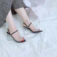 Giày cao gót Sandal 9cm meka trong mang 2 kiểu