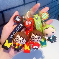 New Cartoon Anime Magic Movie Wizard Pendant Keychain Car Key Chain Key Ring Keyring Phone Bag Fashion Jewelry Gifts Wholesale