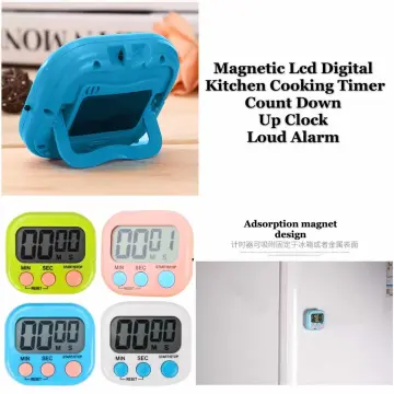 Magnetic LCD Digital Kitchen Countdown Timer Alarm with Stand