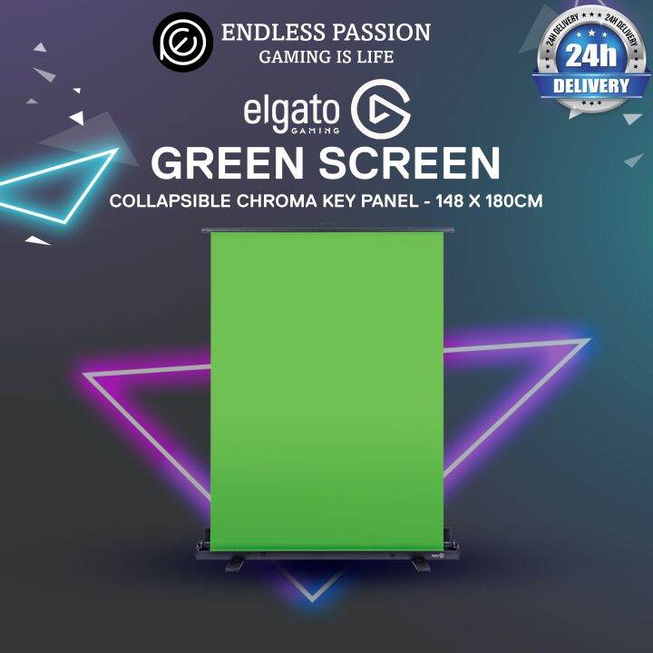 Elgato Green Screen Collapsible Chroma Key Panel CS10GAF9901