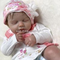 hot！【DT】☁♠✺  50CM Bebe Reborn Baby Already Painted Details Venis Soft Real Newborn Dolls Sleeping