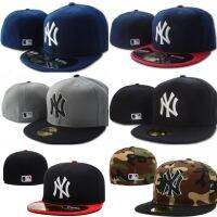 shaobenyi-18 Fashion ML-B New York Yan-kees Men Women Casual FIFTY SnapBack Cap W Close Full Fit Hat