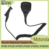 RISENKE Speaker Mic For Motorola APX900 APX1000 APX4000 APX6000 APX6000LI APX6000XE Radio Walkie Talkie Waterproof Microphone