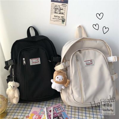 【hot sale】☇✥☢ C16 ✨Ready Stock✨Japanese Harajuku Retro Student Backpack Female School Bag College Style Travel Backpack