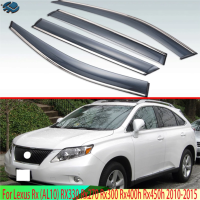 For Lexus Rx (AL10) RX330 Rx270 Rx300 Rx400h Rx450h 2010-2015 Plastic Car Window Visors Rain Sun Visor Shield Cove Accessories ?เตรียมจัดส่ง⚡️