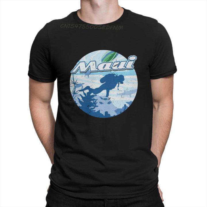 diving-newest-t-shirt-for-men-maui-holiday-diver-camisas-basic-t-shirt-male-custom-christmas-gifts-oversized-t-shirt-outdoorwear