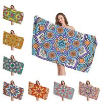 [COD] Ethnic mandala 2 geometric thickened towel fabric beach vacation bath factory supply 002