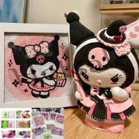 【hot sale】 ✹ B02 Sanrio Kuromi Handmade Diy Diamond Painting Full Diamond Framed Hand Making Children Cartoon Stickers Girlfriend Girlfriends Birthday Gift