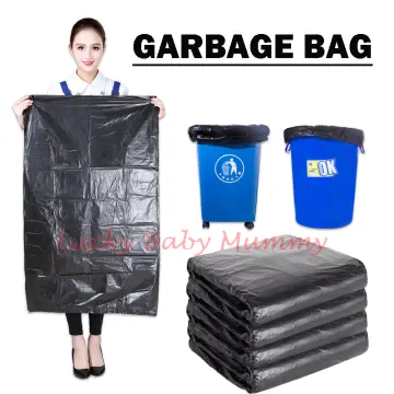 60L Rubbish Bag Refuse Sack Bin Liner Waste Disposal Garbage Bag