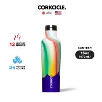 CORKCICLE ขวดสแตนเลสสูญญากาศ 3 ชั้น กักเก็บความเย็นได้นานถึง 25 ชม. เก็บความร้อนได้ 12 ชม. 475ML (16OZ) รุ่น CANTEEN AURORA