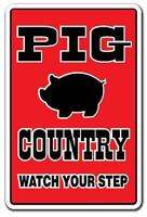 Lupeishop Vintage Pig Country Er Hog ปากกาหมูเบคอน Sow Wall โปสเตอร์ป้ายดีบุกสำหรับร้านอาหารบาร์บีคิว,อาหารค่ำ,คาเฟ่,และ Shop Decor