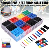 Heat Shrink Tubing Assortment 560/800pcs Kit Electric Insulation Wrap Cable Sleeve UD88 Cable Management