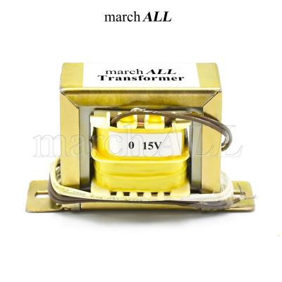 MarchAll หม้อแปลงไฟฟ้า 1A แท้ แรงดัน เอาพุต15V โวลต์ AC ชนิด EI TRANSFORMER ไฟเดี่ยว 2 สายไฟ  นำไปต่อ เรคติไฟเออร์ หรือ ต่อตรงได้ เป็นภาคจ่ายไฟได้ทุกวง