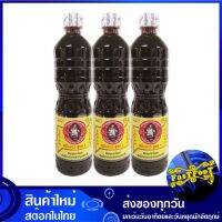 ซีอิ้วขาว สูตร 1 700 มล. (3ขวด) ตราแม่ครัวฉลากทอง Mae Krua Gold Label Brand Soy Sauce Formula 1 ซีอิ้ว ซีอิ๊ว ซีอิ๊วขาว ซอสถั่วเหลือง ซอสปรุงรส ซอส