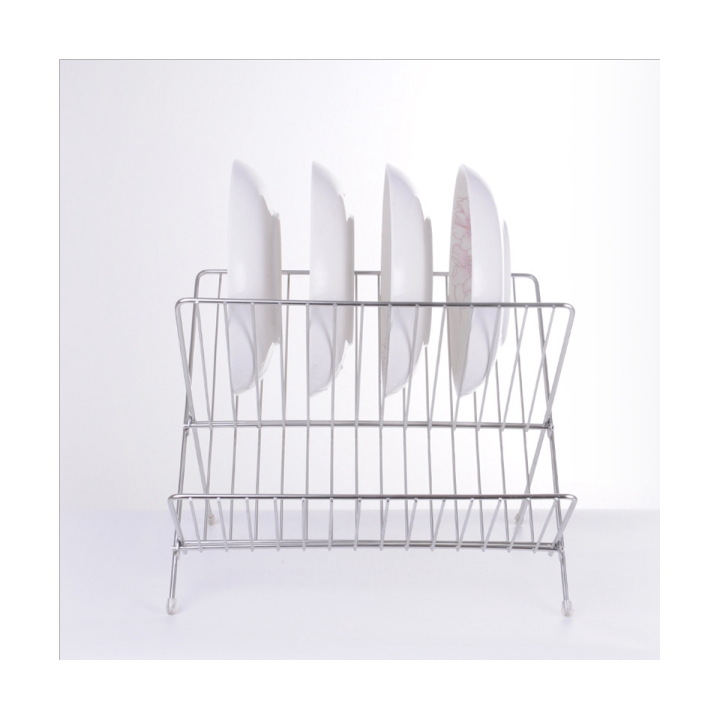 kitchen-folding-x-shaped-drain-rack-double-layer-wrought-iron-bowl-rack-drying-bowl-and-plate-organizer-rack