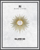 Muro Living กระจกตกแต่งดีไซน์ รุ่น GLARE 80