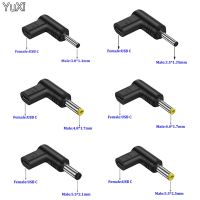 YUXI 1PC USB C PD to DC Power Connector Universal 12/15/19V Type C to DC Jack Plug Charging Adapter Converter For Router Tablet