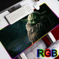 Star Wars LED Lighting Light RGB Gaming Mousepads Mouse Pad Computer Laptop Anime Keyboard Mouse Mat Large 80x30cm Keyobard Overlock Gaming Accessories Rubber Mousepad