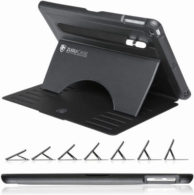 ZUGU CASE - 9.7 iPad 2018/2017 5th / 6th Gen &amp; iPad Air 1 Prodigy X Case - Very Protective But Thin + Convenient Magnetic Stand + Sleep/Wake Cover - A1893, A1954, A1823, A1822, A1474, A1475, A1476 Black