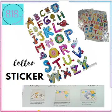 2 inches Waterproof Alphabet Letter Number DIY Personalized Name